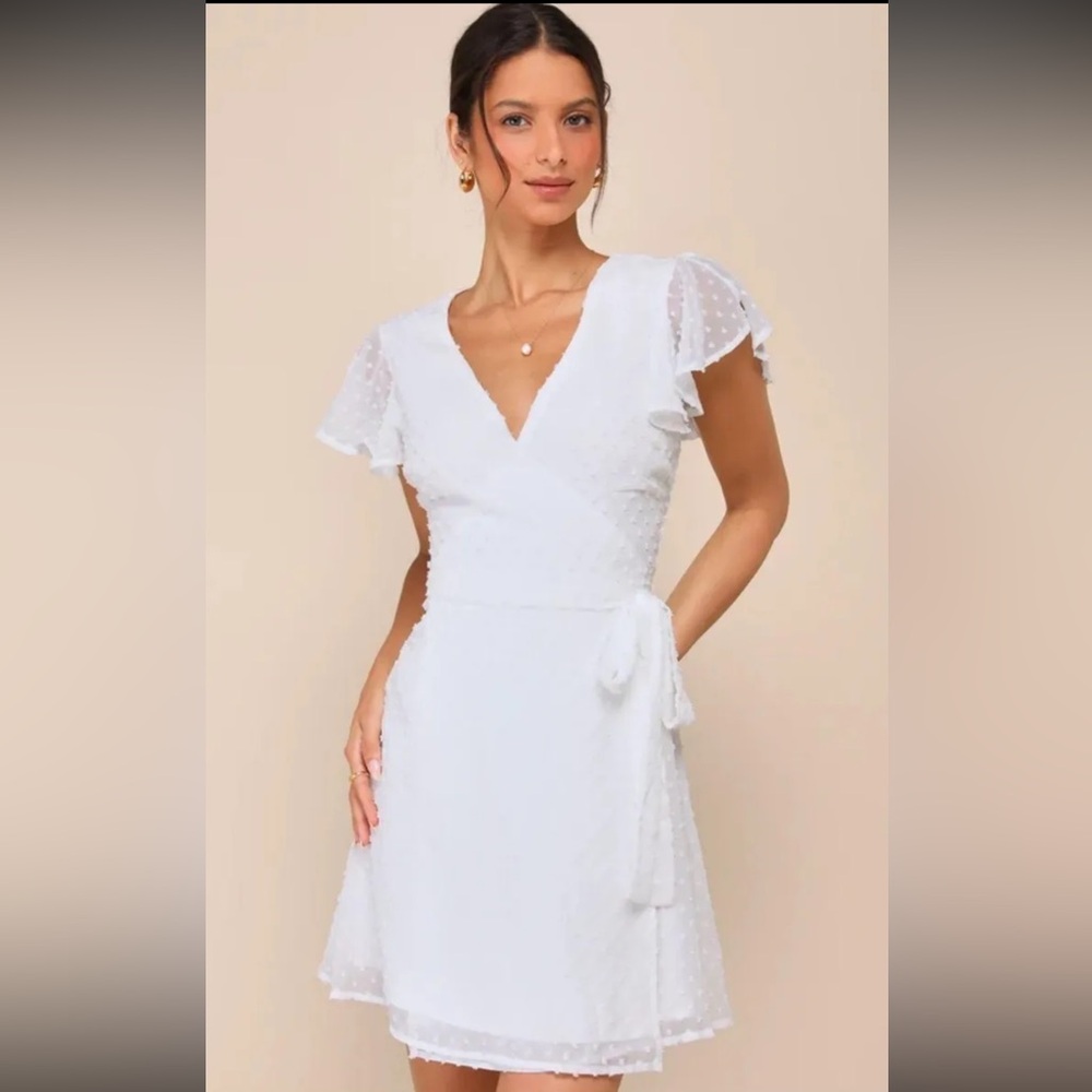 Lulus white dress